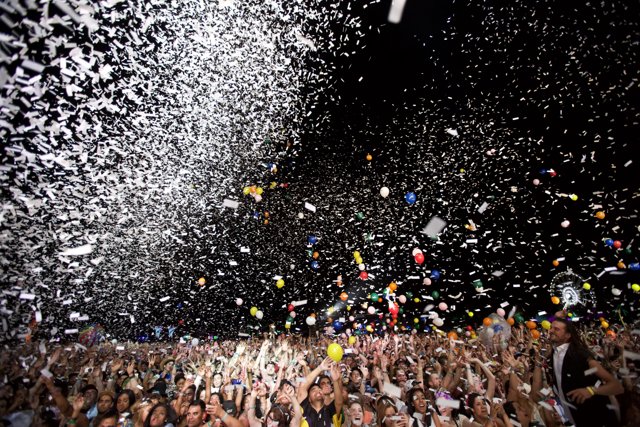 Confetti Celebration at Coachella