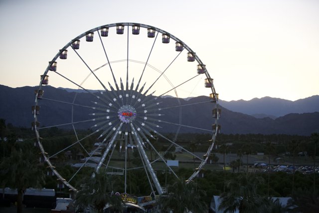 A Sunset Spin on the Ferris Wheel