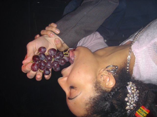 Grape Snack Time