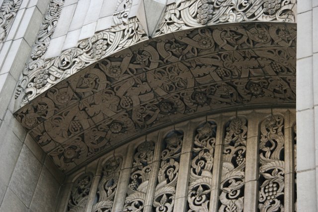 Intricate Carvings on a Fascinating Building