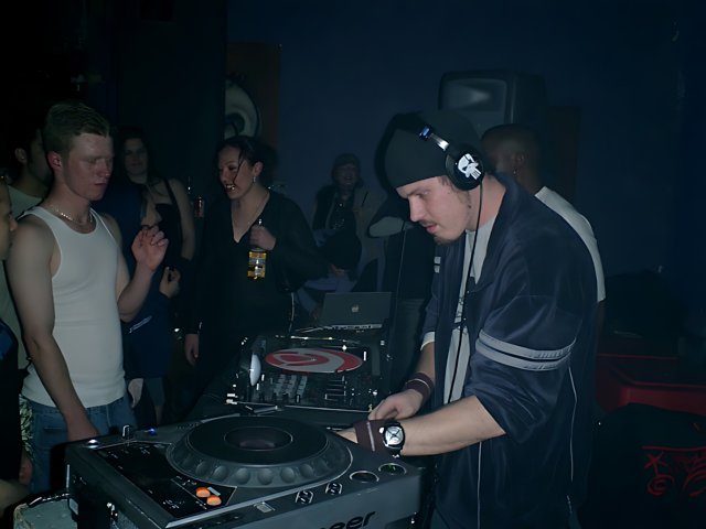 DJ Travis B Entertains the Crowd