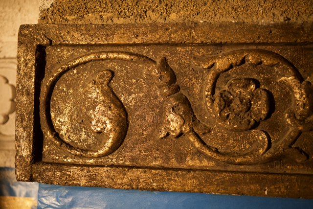 Ancient Bronze Emblem Found in Monastery Restoration