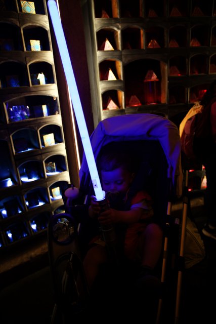 The Force Awakens: Baby Jedi at Disneyland