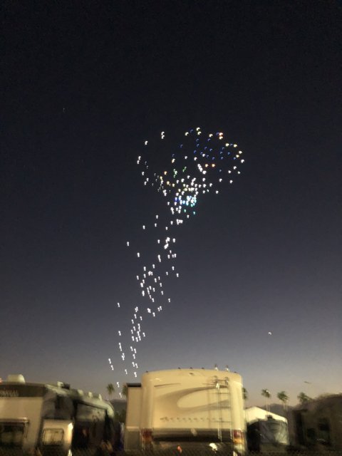 Kite Festival Lights up the Night Sky