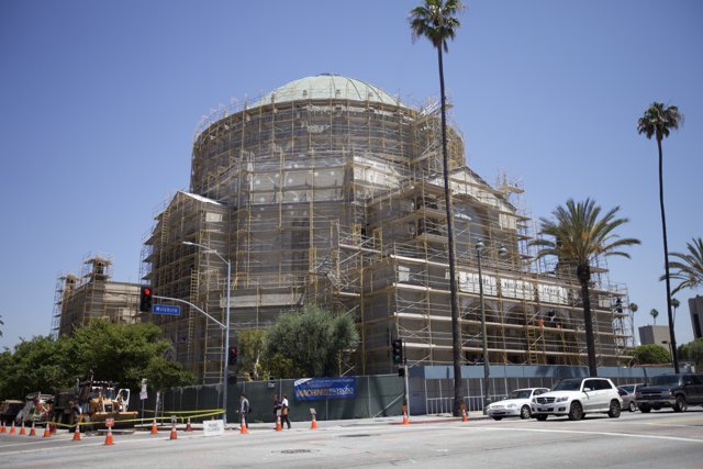 The New Temple of the LDS Church in Los Angeles