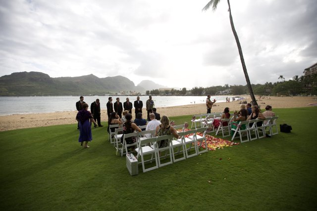 A Beach Wedding Amongst Palm Trees