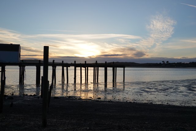 Serene Sunset at the Bodega Bay Pier