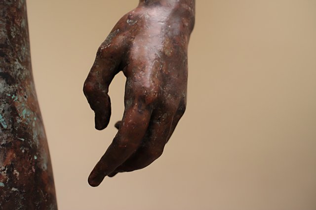 Bronze Hand with Finger
