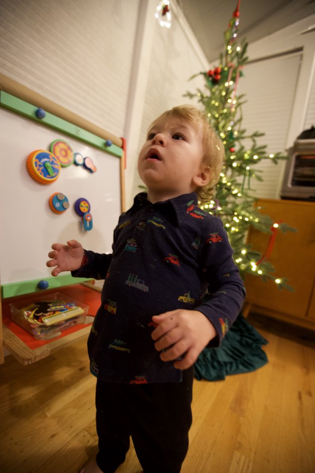 Toddler's Wonder on Christmas Morning 2025