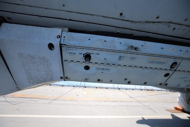 Weapon Arming Panel Inside Military Aircraft