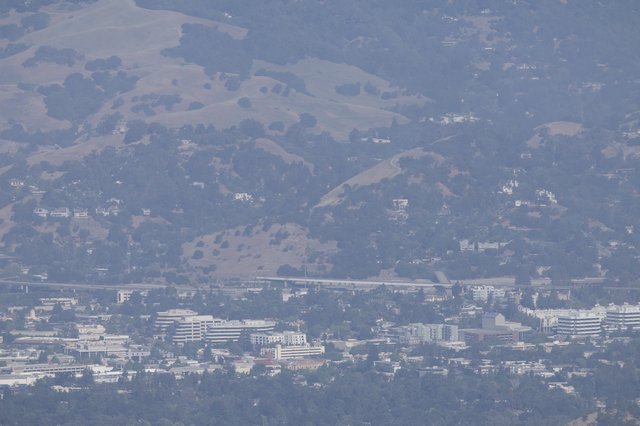 Hazy Bay Area Sprawl Beneath Mount Diablo Foothills