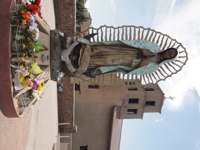The Graceful Virgin Mary Statue at St. Peter's Church