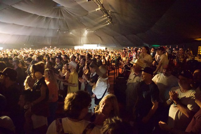 Night Under the Big Top - A Vibrant Scene at Coachella 2024
