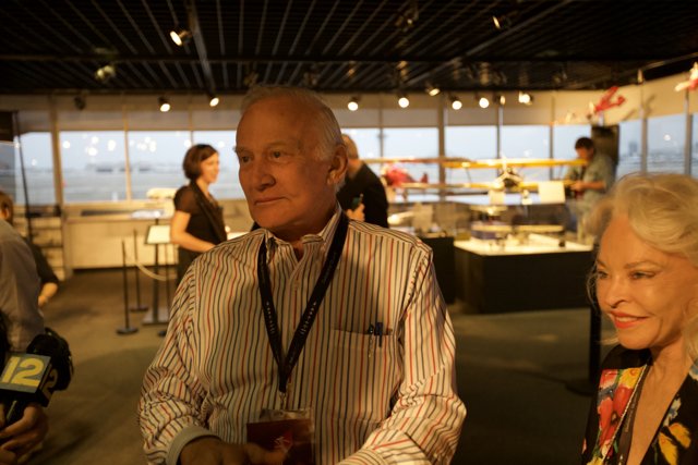 Interview with Buzz Aldrin at the Museum Restaurant