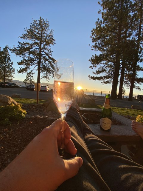 Sunset Wine Tasting in Tahoe