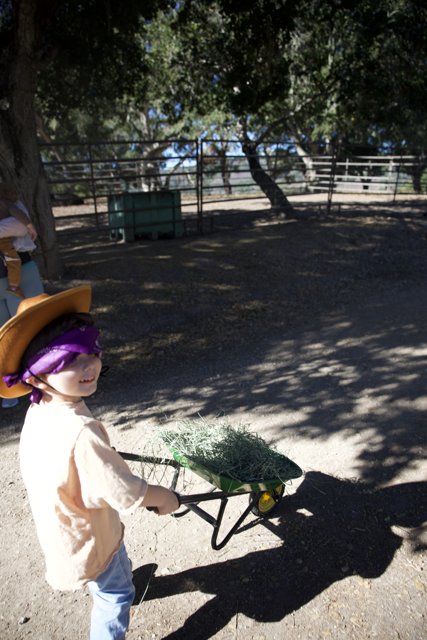 Little Rancher at Work