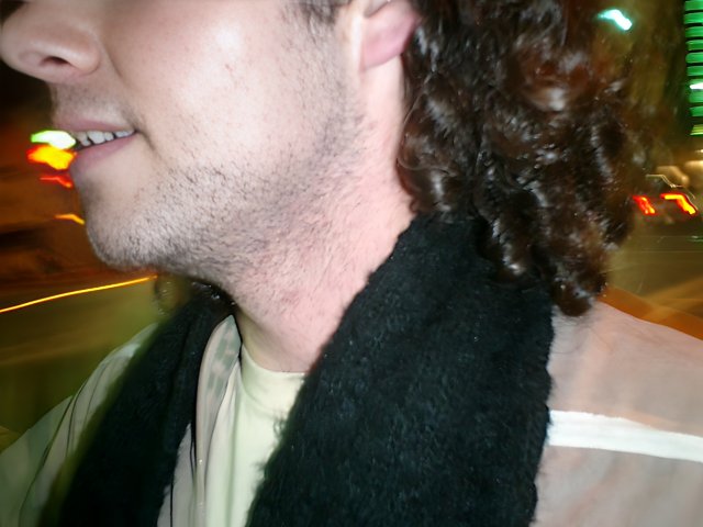 Curly Haired Man with a Stole
