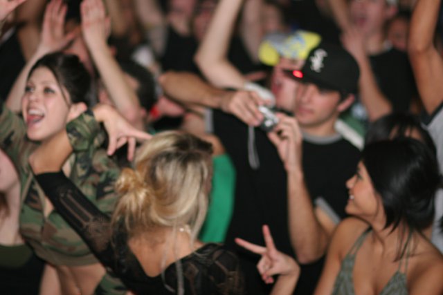Partygoers Get Down At Urban Nightclub