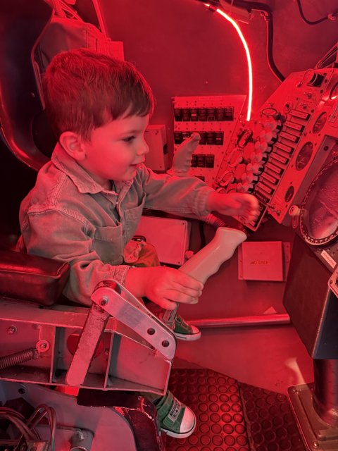 Little Pilot in Action