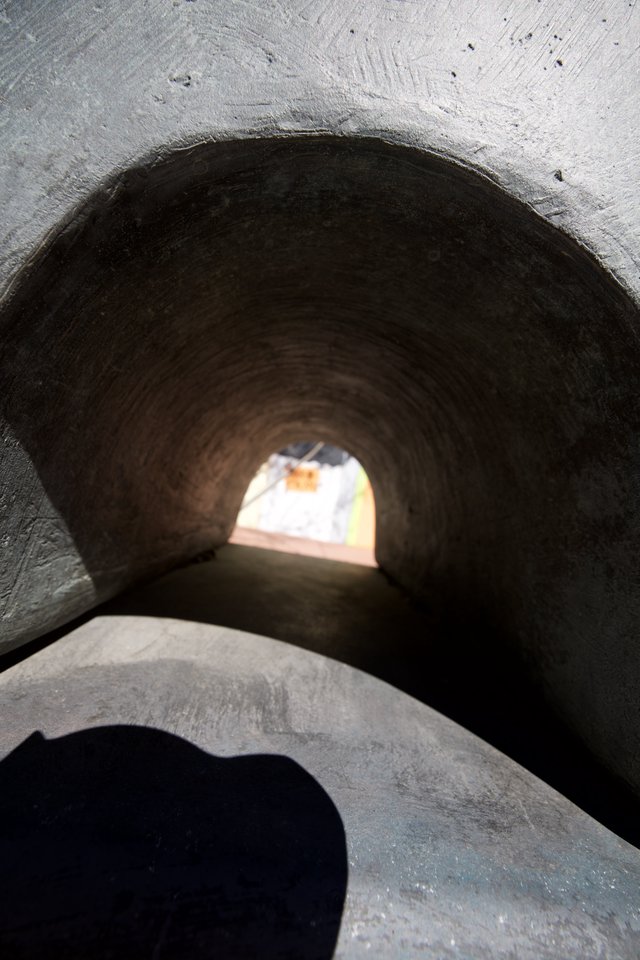 Looking Through the Adobe Tunnel Passage