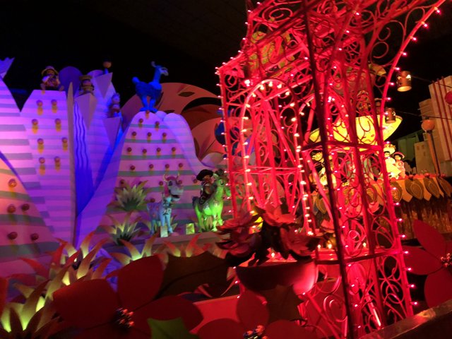 Illuminated Festivities at Disneyland's Holiday Village