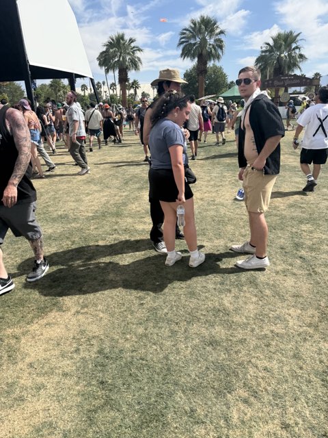 Festival Vibes Under the Palm Trees