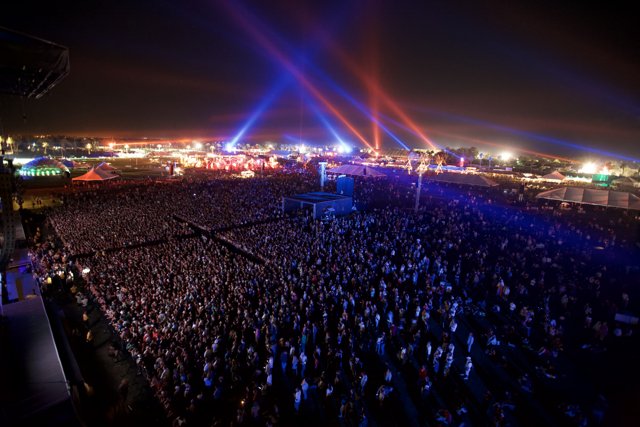 Lights and Crowds at Coachella 2008