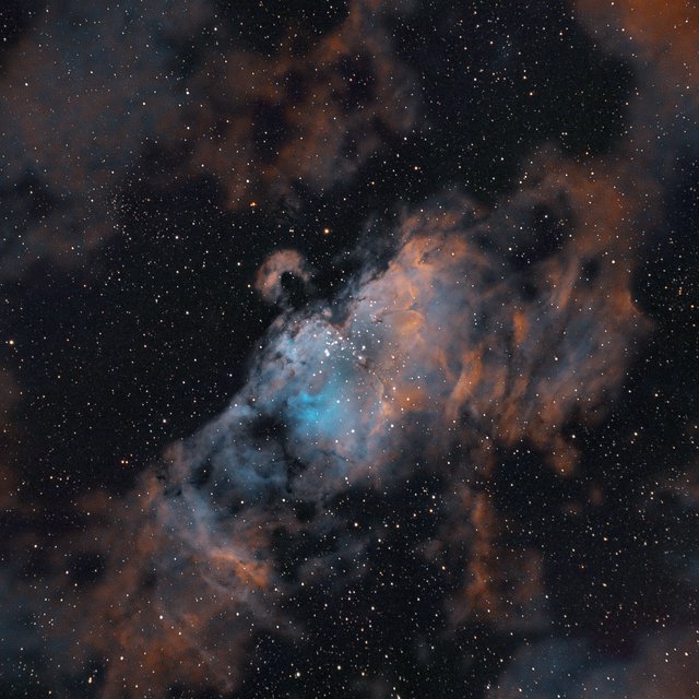 M16 Eagle Nebula in SHO Narrowband Palette