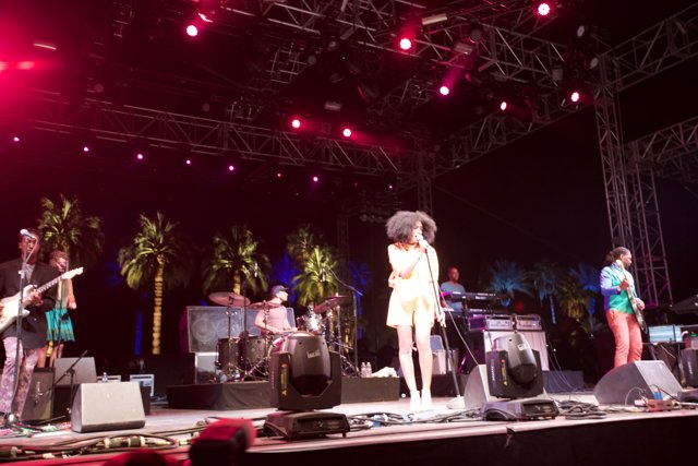 Solange and her band rocks the Coachella Stage