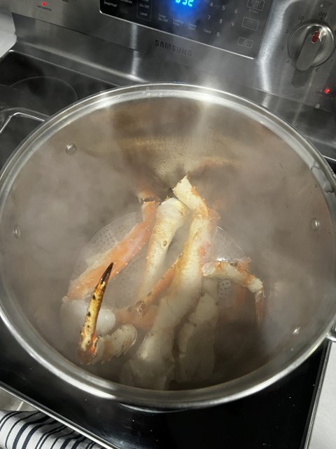 Crab Boil on the Electric Stove