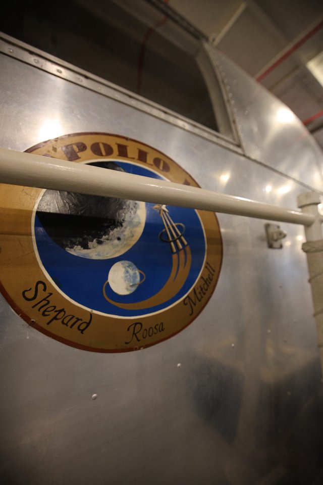 Apollo 8 Mission Emblem on USS Hornet Aircraft Carrier