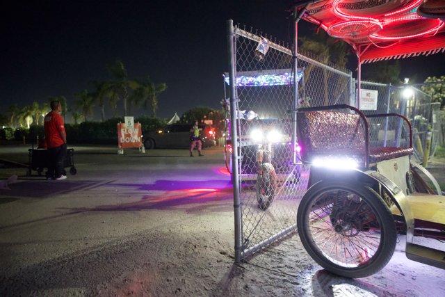 Nighttime Nostalgia: A Modern Twist on Classic Wheels at Coachella 2024