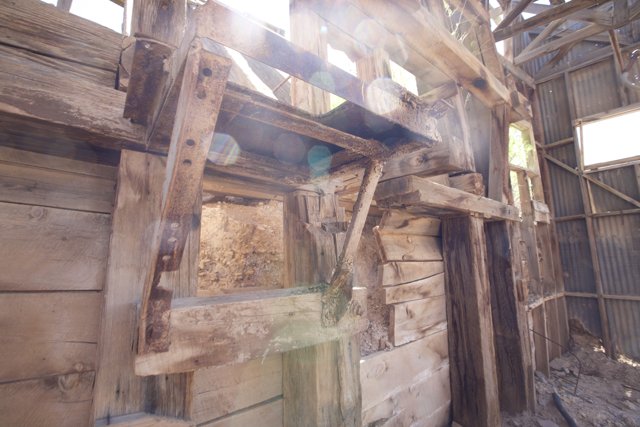 The Wooden Door of the Desert Hut
