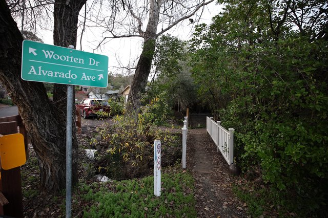 Street Signs at Wootten Drive and Alvarado Avenue Intersection