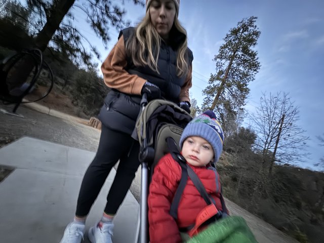 Winter Stroll with Wesley