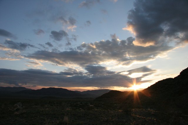 Desert Sunset Flare
