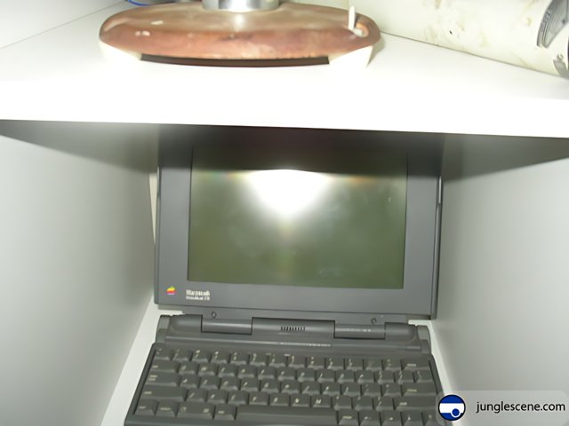 Laptop on a Shelf