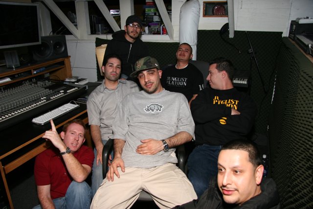 Recording Studio Session with Cesar N, Rob G, Clutch, Justin F, Eric S, and Gil M