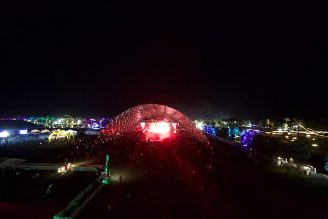 Coachella Lights Up the Night Sky