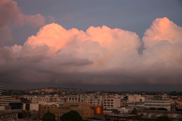The Majestic Cumulus Cloud Over the City