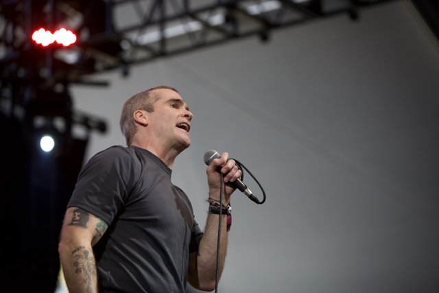 Tattooed Singer Henry Rollins Lights Up Coachella Stage