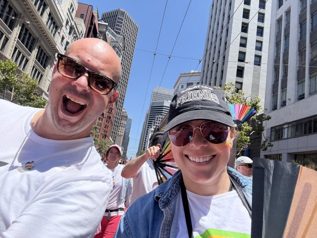 Sunlit Smiles in the City