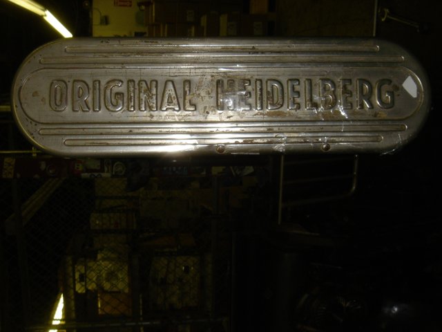 Original Hilberts Metal Sign