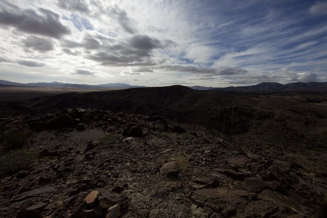 Overlooking the Desert Plateau