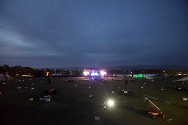 Coachella Stage under the Night Sky