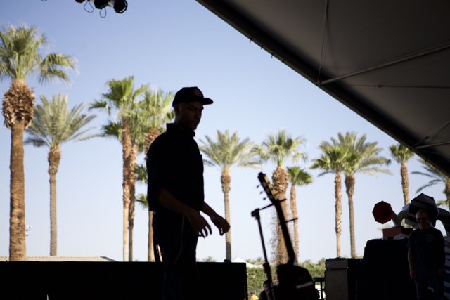Tom Morello Rocks the Stage Under the Palm Trees