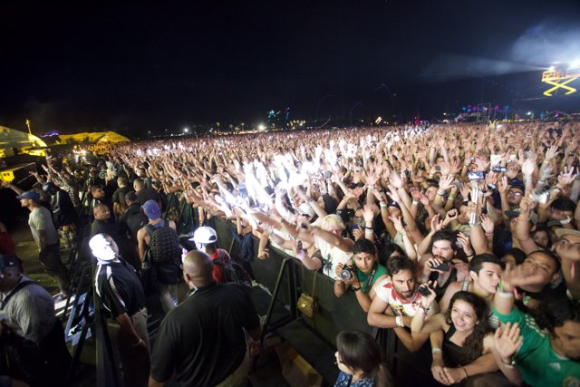 Energized Crowd at Coachella Concert