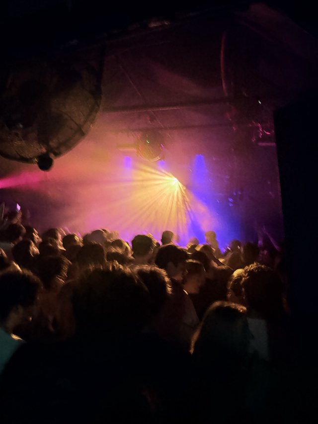 Crowd at Underground Music Venue in London
