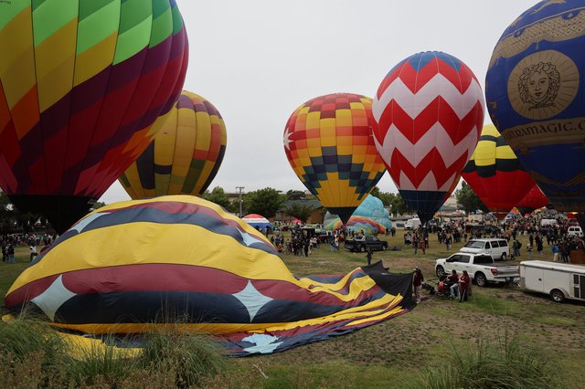 Colorful Hot Air Balloons Launch at Sonoma County Classic
