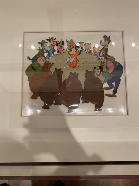 Cartoon Group in a Frame